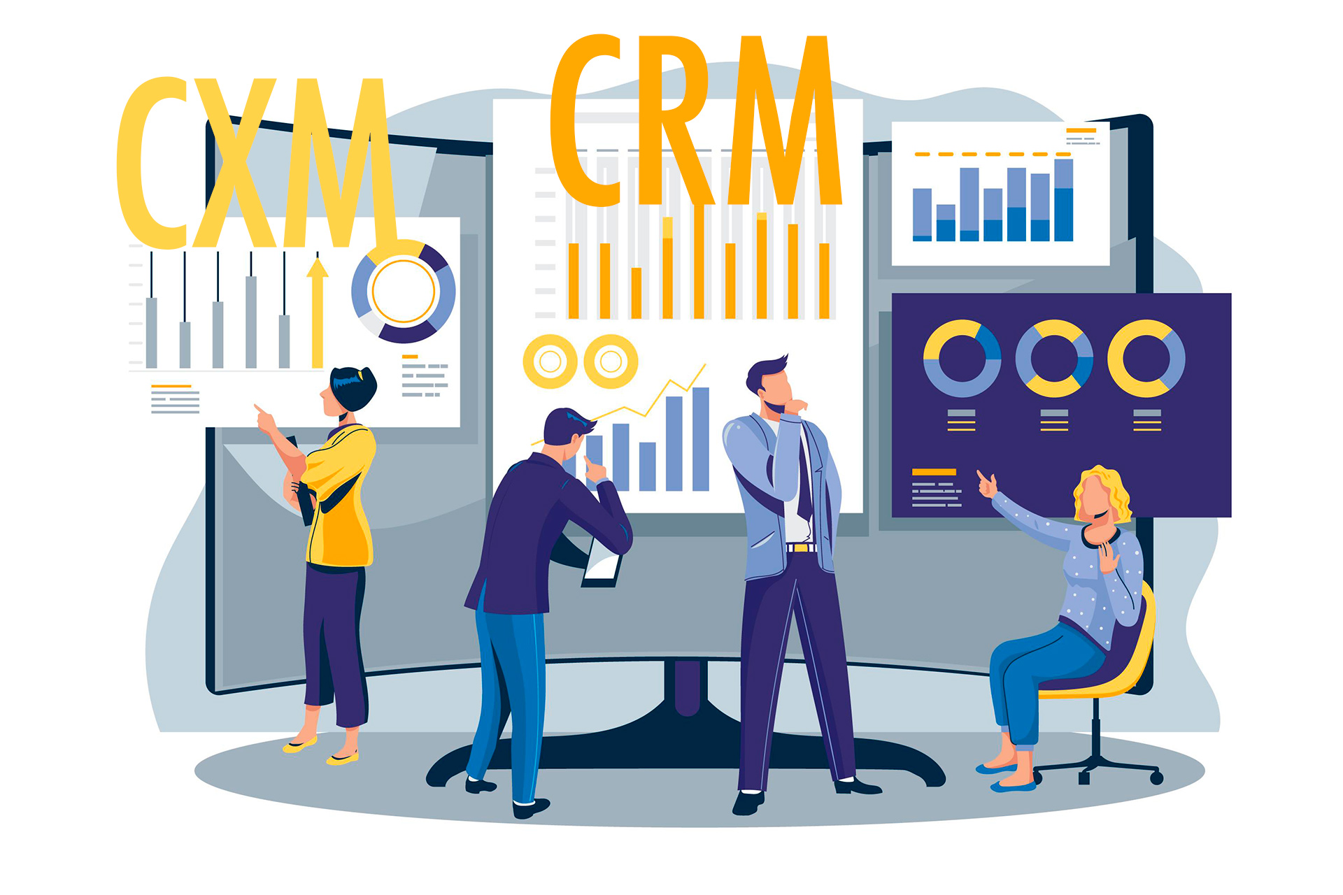 CRM-CXM-مدیریت تجربه مشتری-ارتباطی عمیق با مشتریان